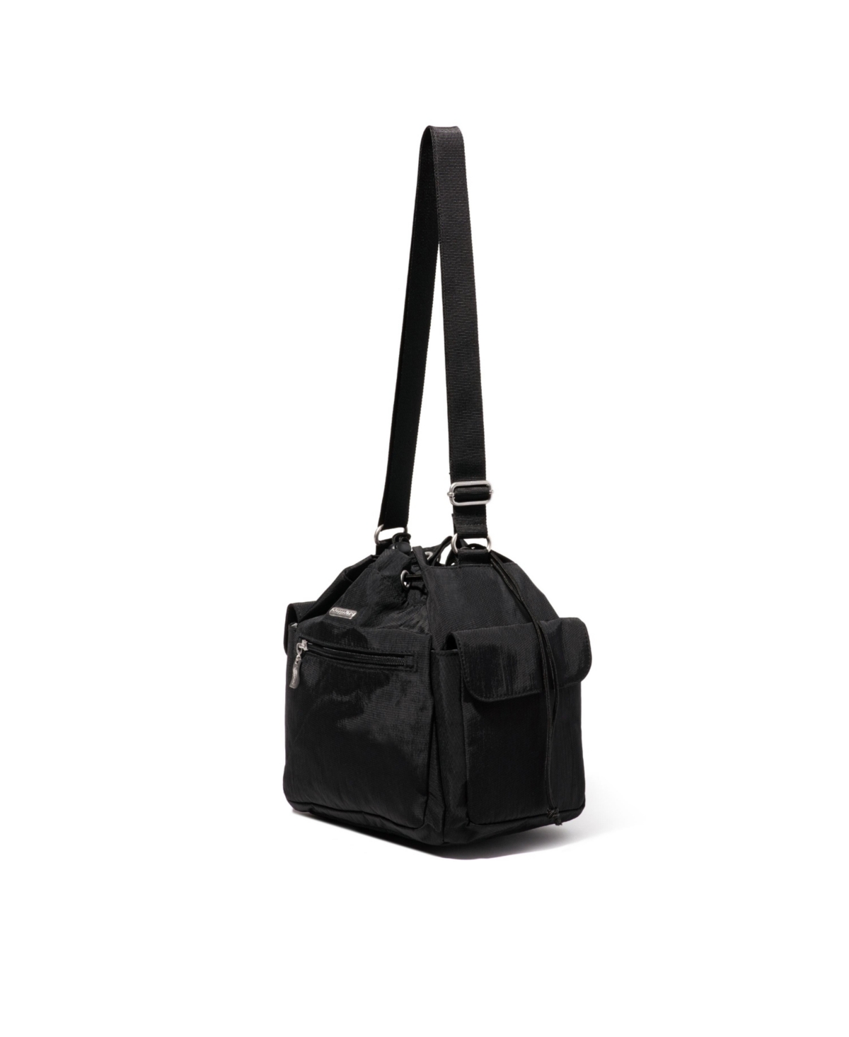 Baggallini Drawstring Crossbody Bag In Black