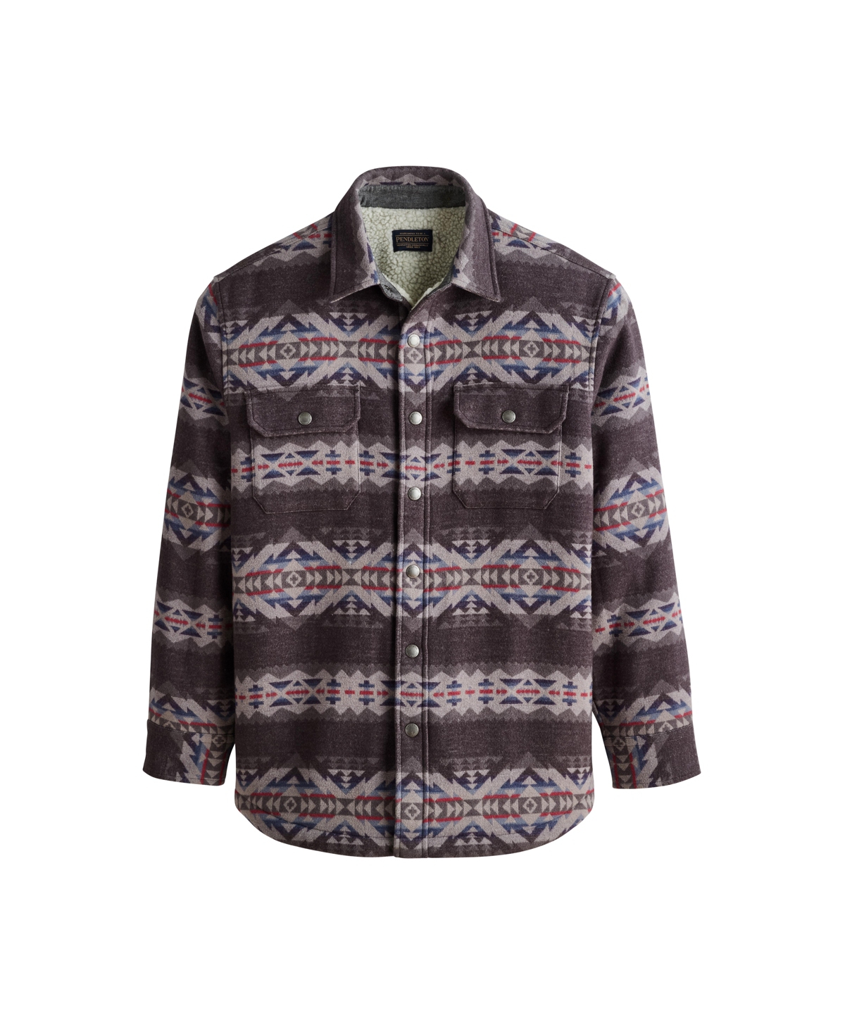 Men's Sherpa Lined Shirt Jacket - Solstice C