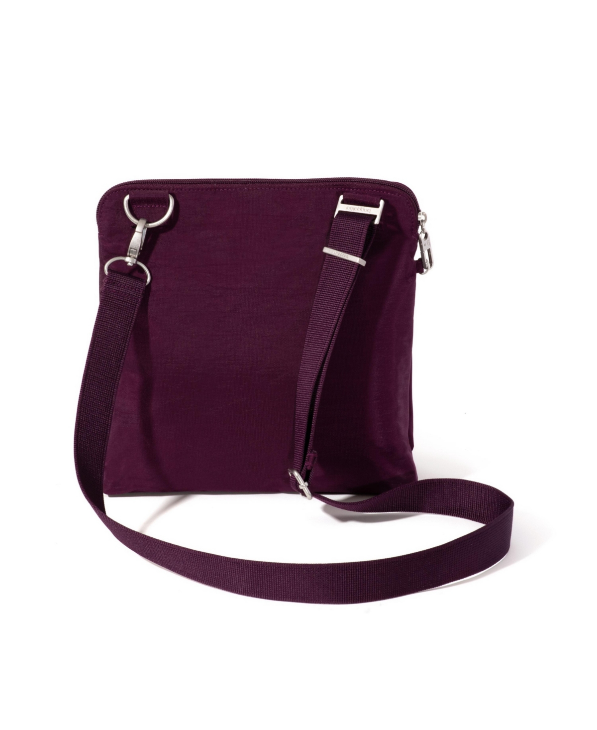 Baggallini Baggillini Securtex Anti-theft Large Crossbody Bag In Mulberry
