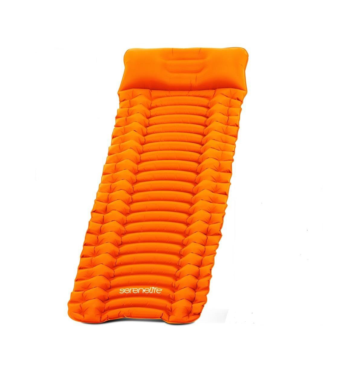 Ultralight Sleeping Pad with Carrying Bag, Compact & Lightweight, Orange - Orange