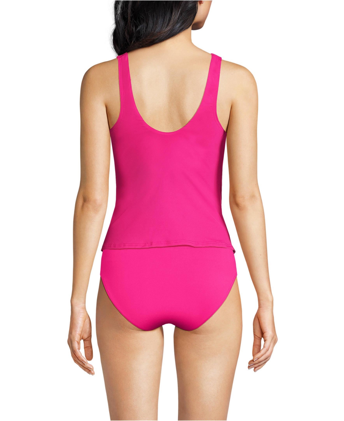 Lands' End Women's Side Tie Tankini Top