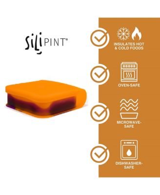 Go Go Silicone Bowl and Sandwich Container Set of 4 (10oz, 20oz, 30oz)