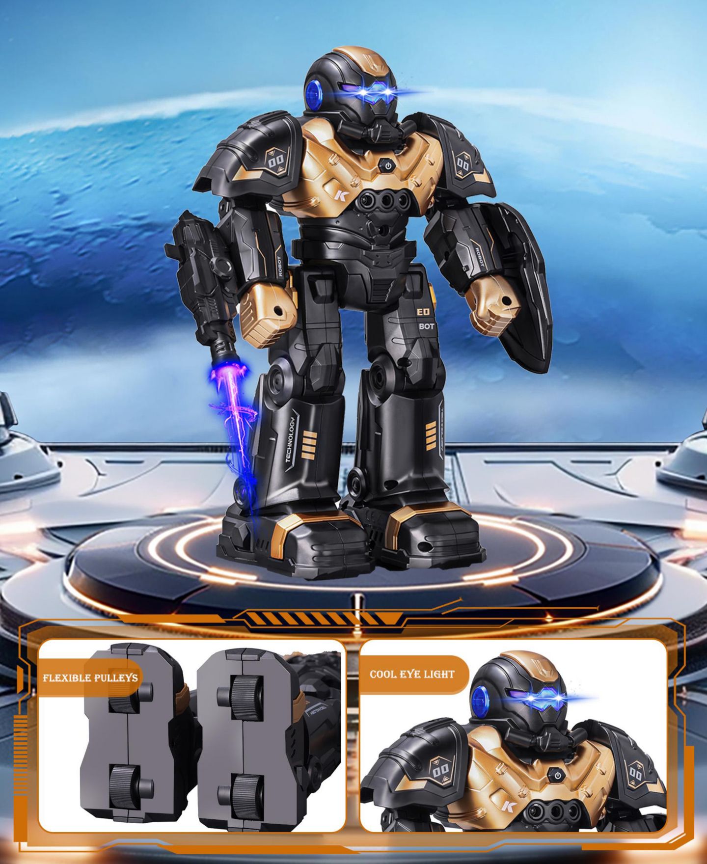 Детская игрушка VEBREDA Gesture Sensing Programmable Rechargeable RC Robot Toy — фото 6
