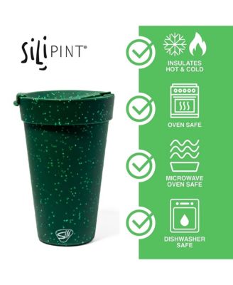 Coffee Tumbler 16oz: 2 pk - Green Speckled