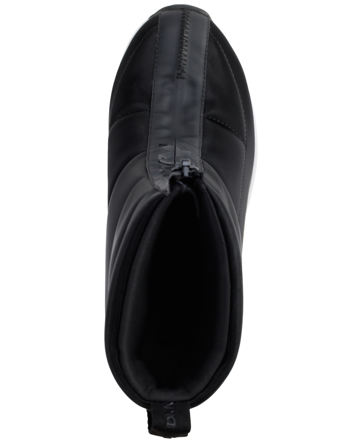 Shop Dkny Women's Parla Zip Up Wedge Winter Booties In Black