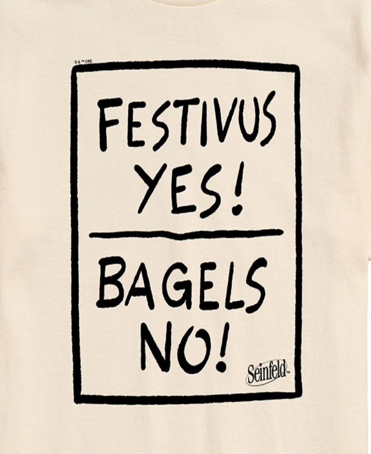 Airwaves Men's Seinfeld Festivus Yes Short Sleeve Tee