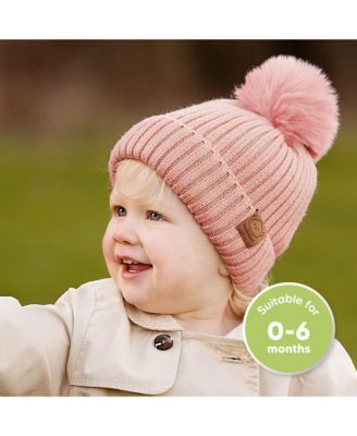 2pk Baby Hats, Baby Beanies, Newborn Hats for Baby Girls, Boys, Baby Winter Hat, 0-6 Months Infant Hat