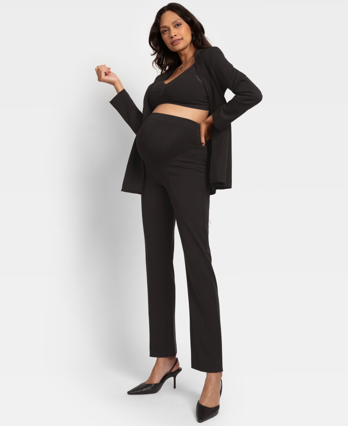 SERAPHINE WOMEN'S MATERNITY STRAIGHT LEG TROUSER 