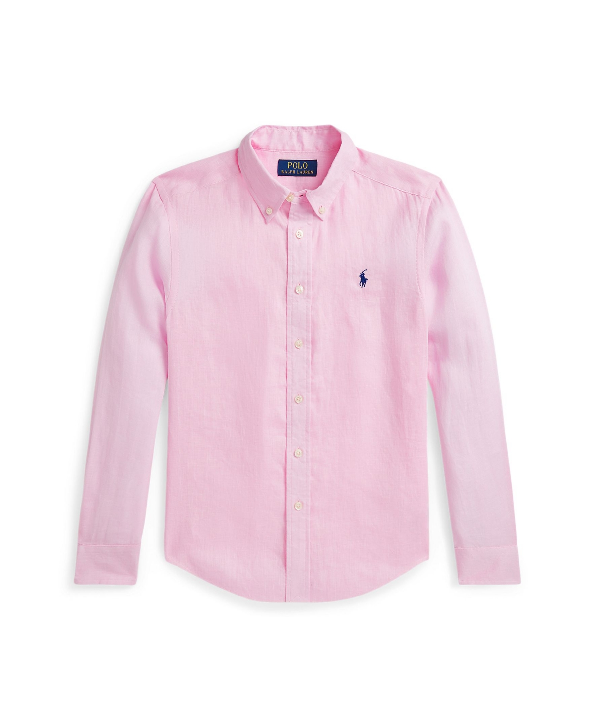 Polo Ralph Lauren Ralph Lauren Boys Linen Shirt In Caramel Pink