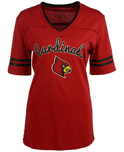 Colosseum Women's Louisville Cardinals Fair Catch T-Shirt
