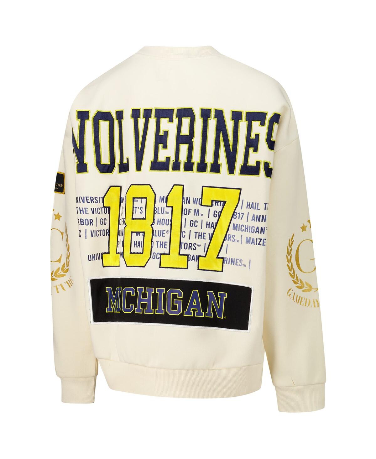 Gameday Couture Women'sMichigan Wolverines Slay Pullover Sweatshirt - Cream