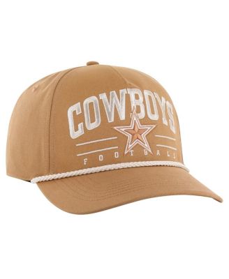 Men's Tan Dallas Cowboys Roscoe Rope Hitch Adjustable Hat
