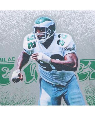 Men's Reggie White Gray Philadelphia Eagles Burst Retired Player T-Shirt