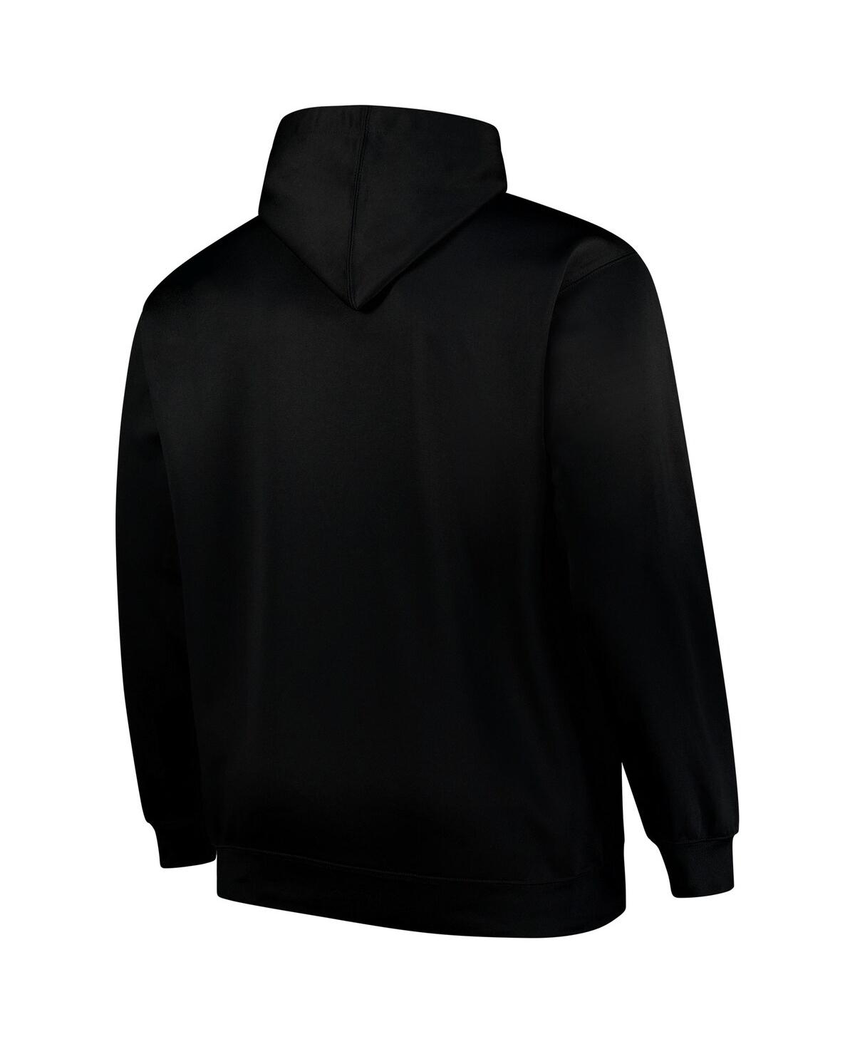 Fanatics Men'sLas Vegas Raiders Big Tall Fleece Pullover Hoodie - Black