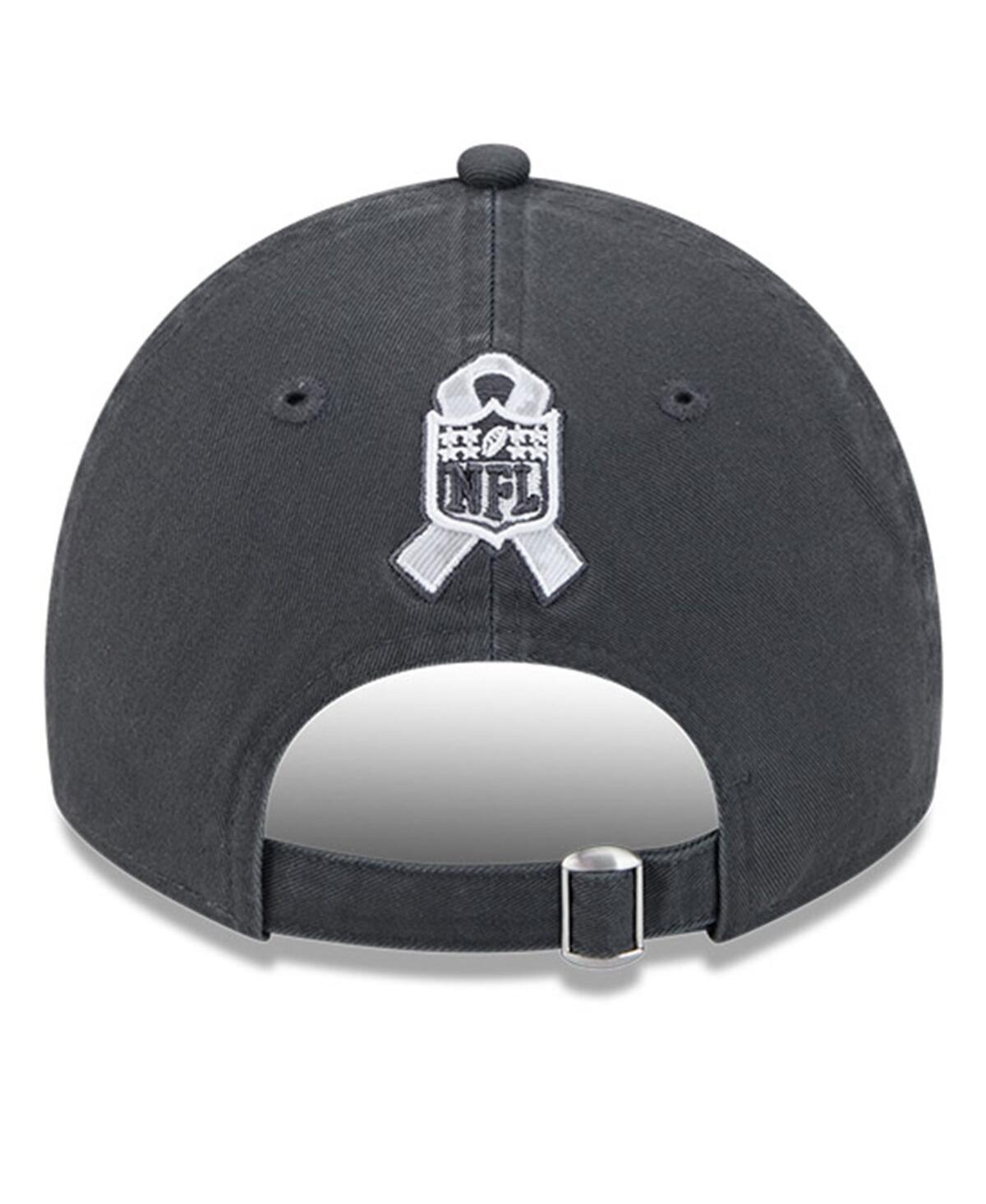 New Era Men'sJacksonville Jaguars 2024 Salute To Service 9TWENTY Adjustable Hat - Graphite