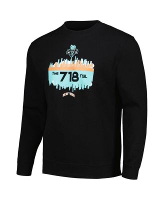Men's and Women's Black New York Liberty Cities Pullover Sweatshirt