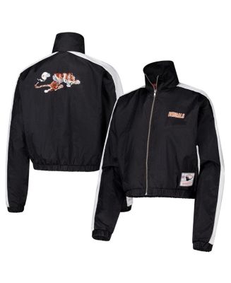 Mitchell & Ness Women's Black Cincinnati Bengals Nylon Cropped