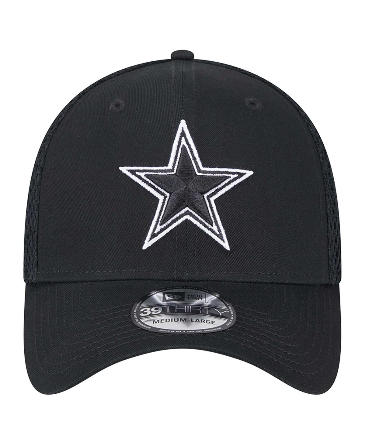 NEW ERA MEN'S BLACK DALLAS COWBOYS MAIN B-DUB NEO 39THIRTY FLEX HAT 