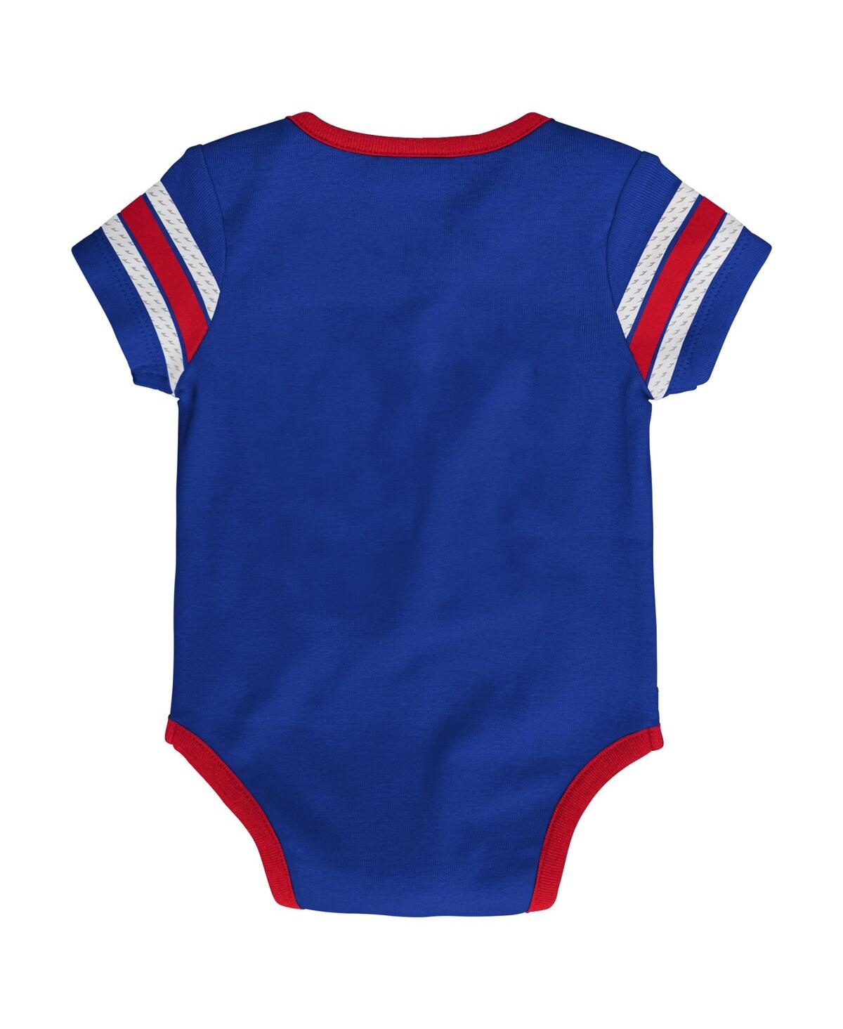 Outerstuff Baby Boys And Girls Blue New York Rangers Hockey Jersey Bodysuit In Blue