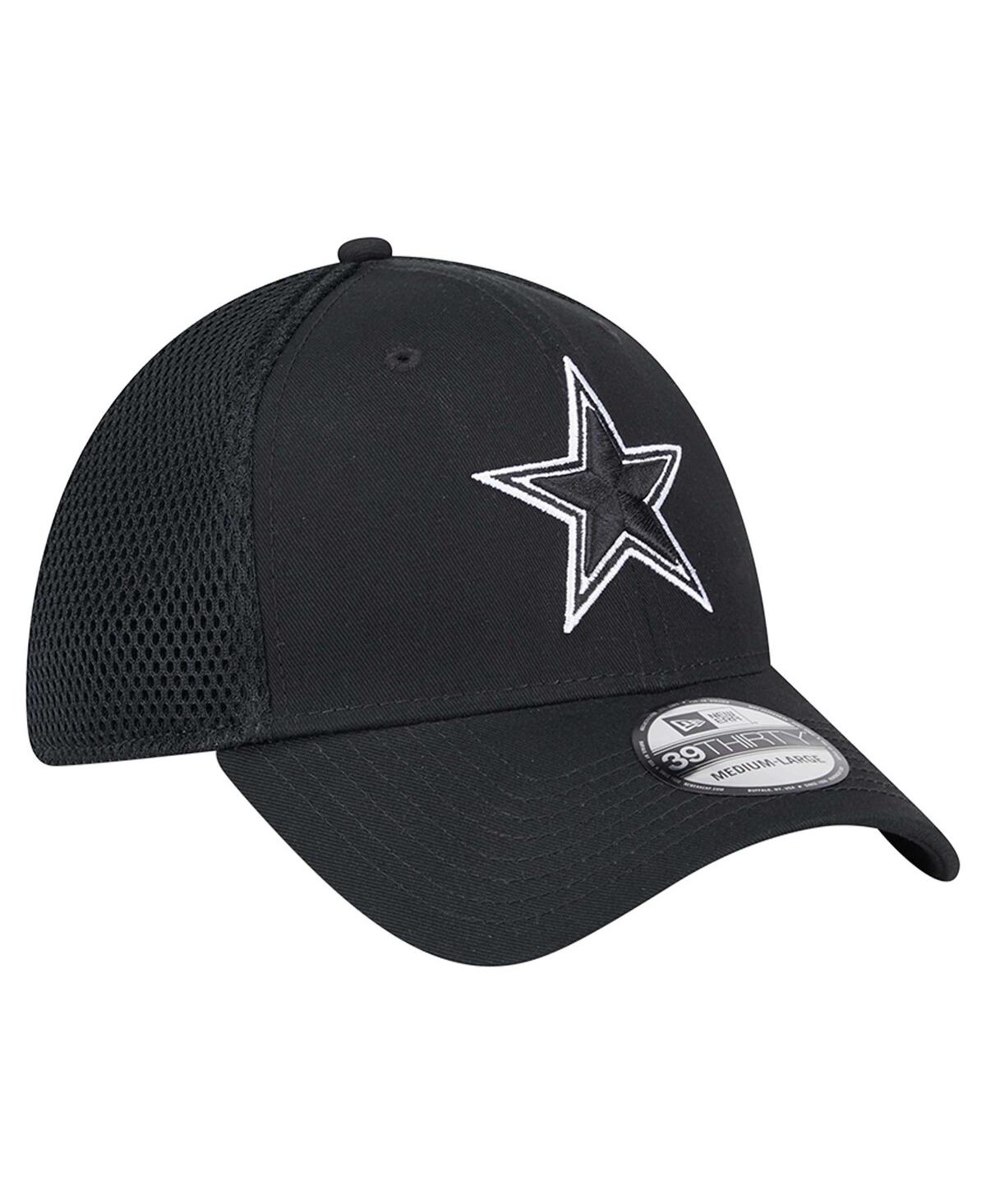 NEW ERA MEN'S BLACK DALLAS COWBOYS MAIN B-DUB NEO 39THIRTY FLEX HAT 