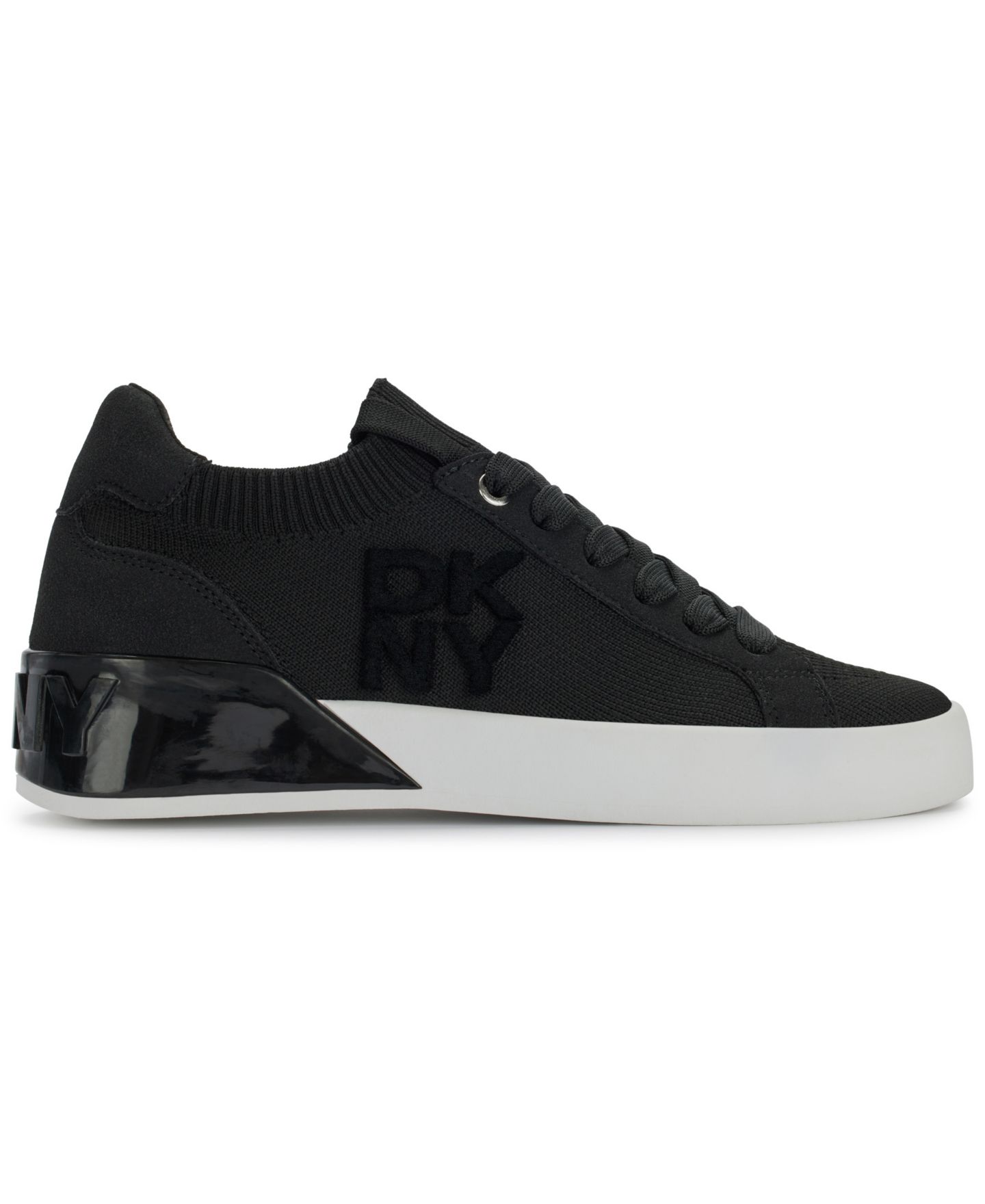 Женские кроссовки DKNY Mallory Lace-Up, цвет: Чёрный — фото 2