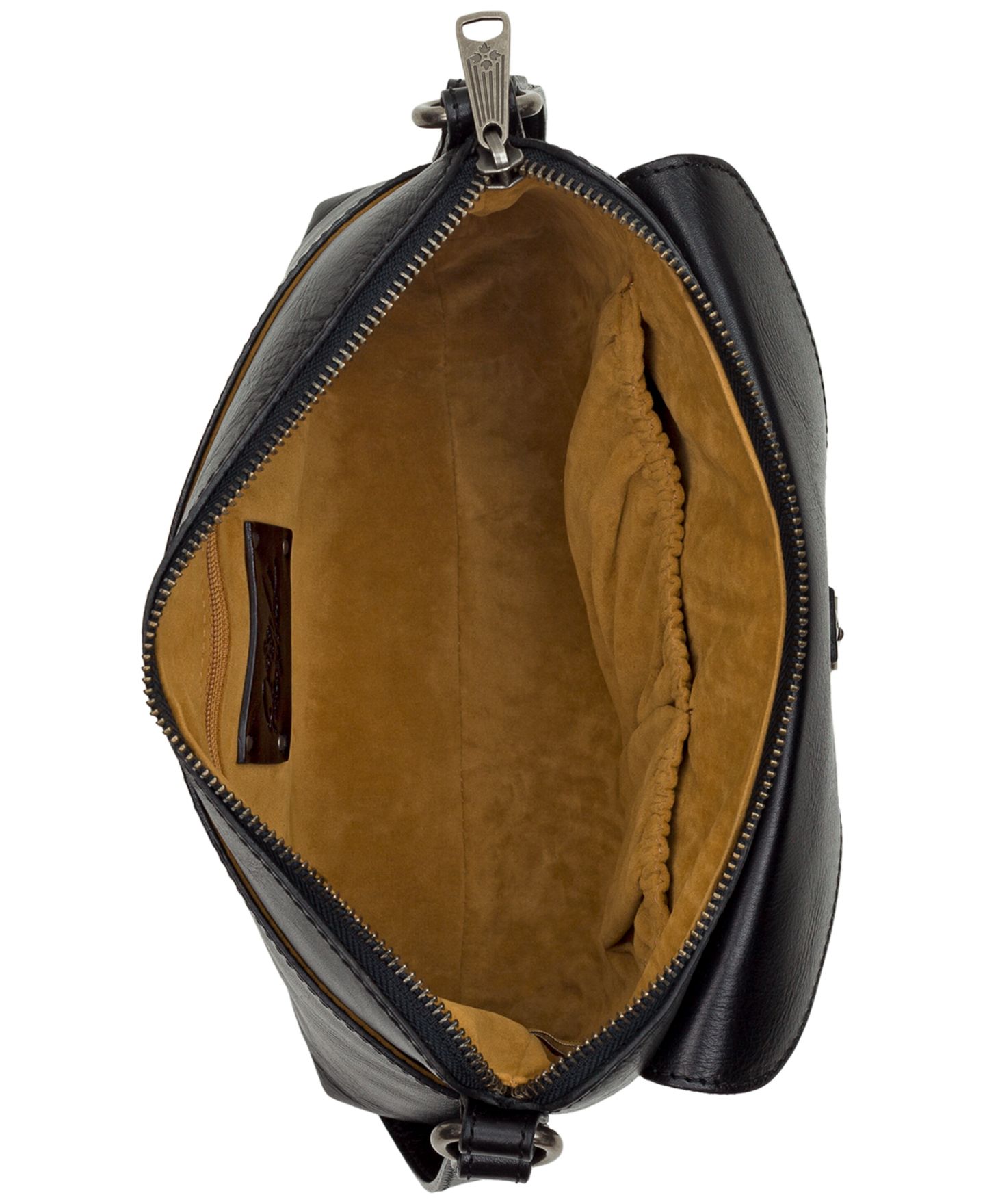 Женская сумка Patricia Nash Avellino Small Leather Crossbody, цвет: Чёрный — фото 4