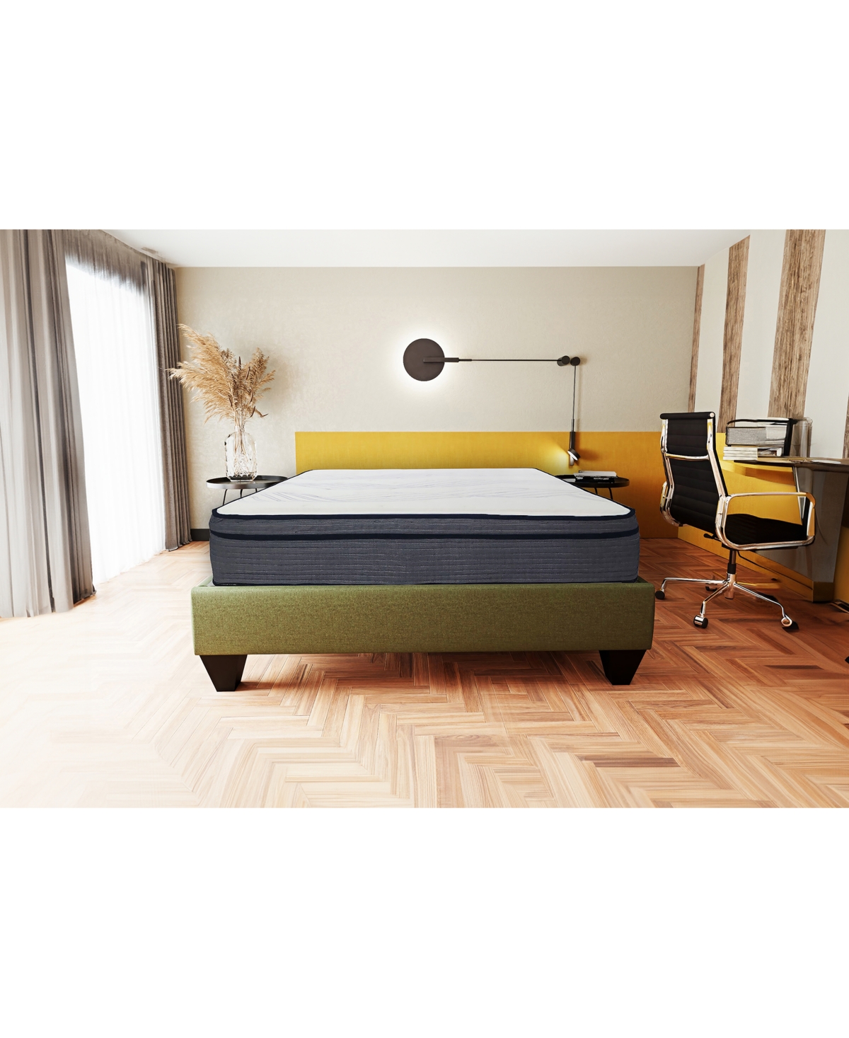 Primo International Grandlux 14" Plush Mattress In A Box In No Color