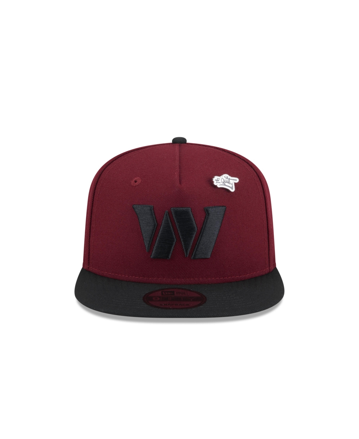 New Era Men'sWashington Commanders 2024 Inspire Change A-Frame 9FIFTY Snapback Hat - Burgundy, Black