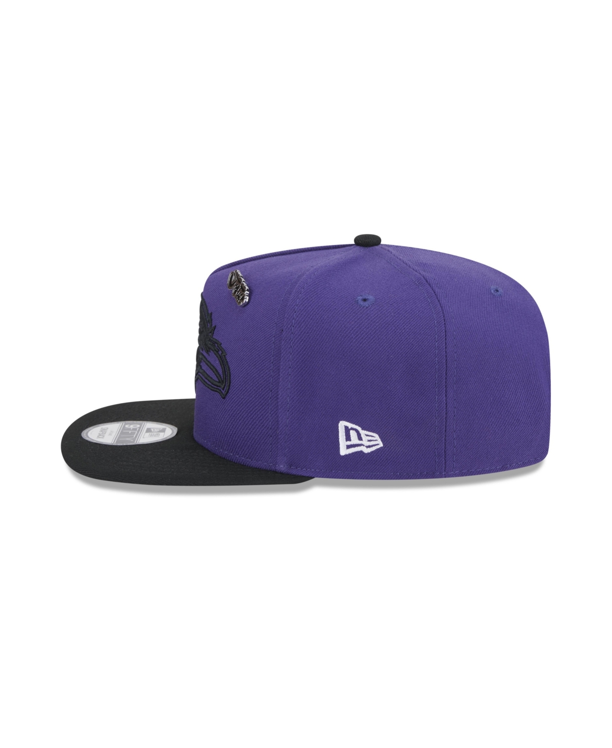 New Era Men'sBaltimore Ravens 2024 Inspire Change A-Frame 9FIFTY Snapback Hat - Purple, Black