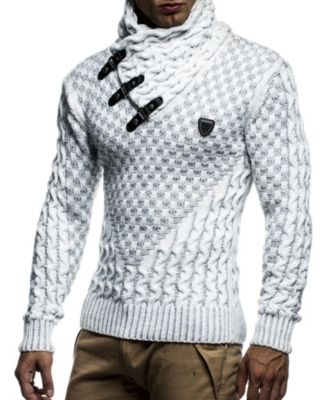 Men's Chunky Knit Pullover Sweater