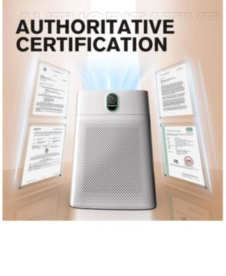 MORENTO HEPA Air Purifier for Home Large Room up to 1076 Sq Ft with PM 2.5 Display Air Quality Sensor