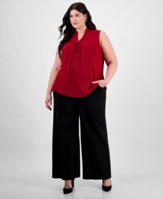 Plus Size Bow Top