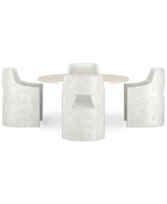 Mezzanine 5-Pc. Dining Set (Round Table & 4 Host Chairs)