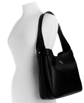 GUESS Damen Schultertasche 'Fedora' In Cognac – Aus PU-Leder, Verstellbarer Gurt