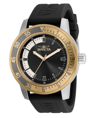 Men's 35681 Specialty Quartz Multifunction Black, White Dial Watch
