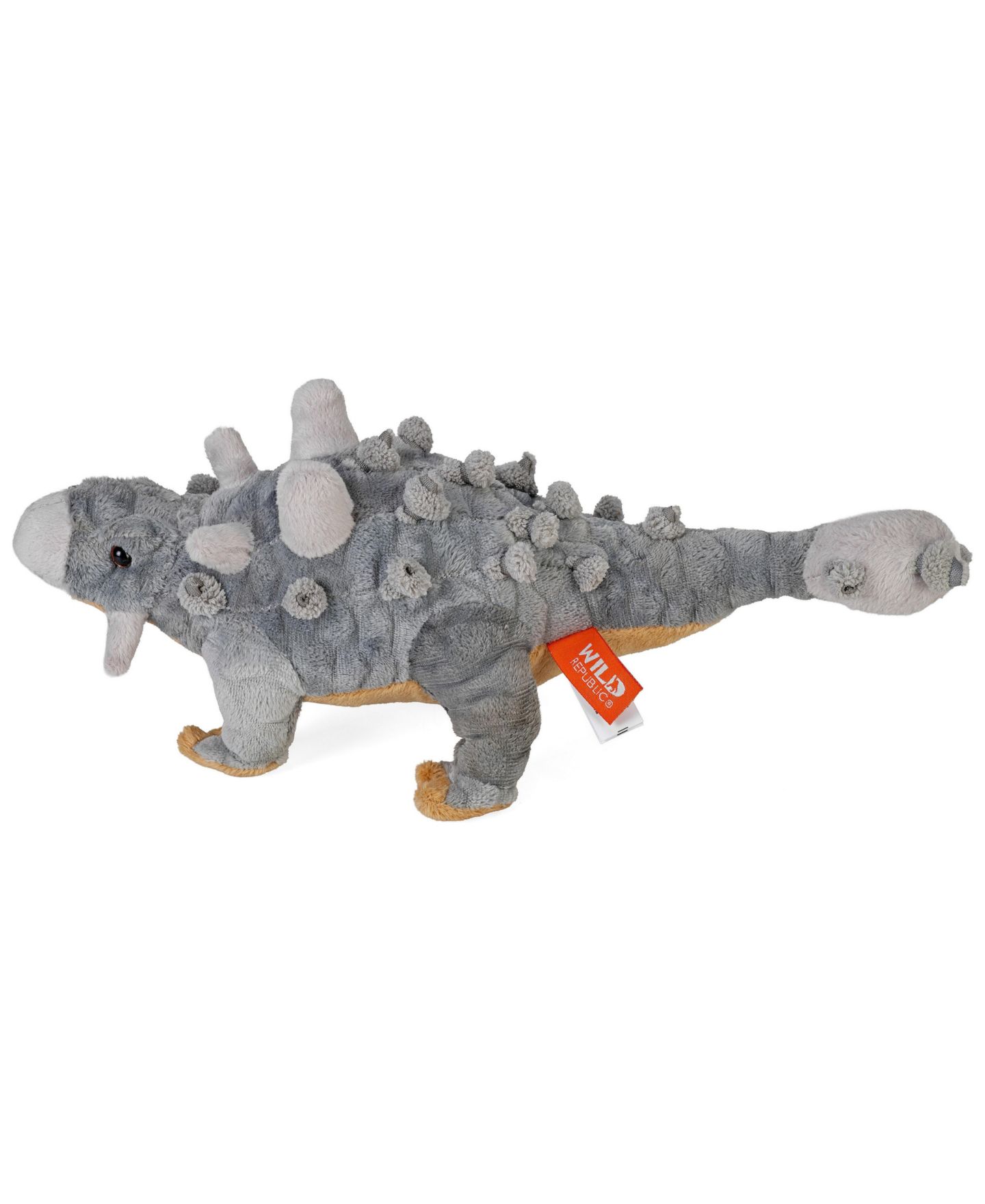 Детская мягкая игрушка Wild Republic Ankylosaurus Plush, Dinosaur Stuffed Animal, Plush Toy, Gifts for Kids, Dinosauria 10 Inches — фото 3