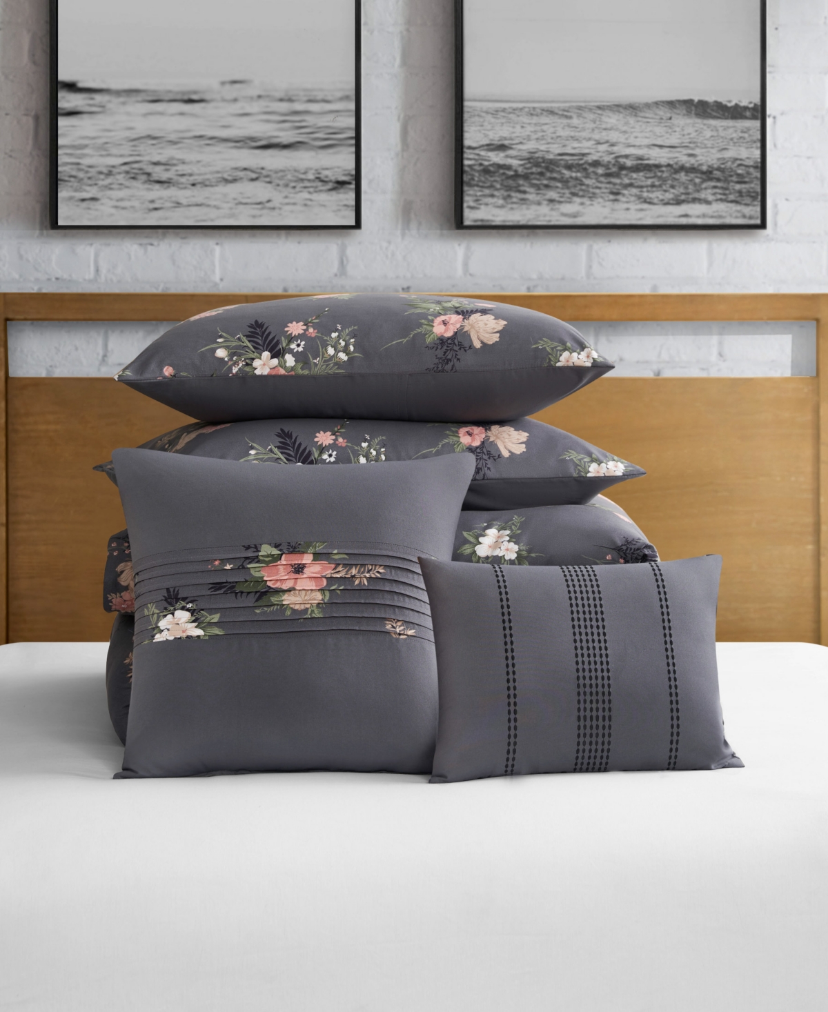 Lucky Brand Cali Bouquet Floral 5-pc. Comforter Set, Full/queen In Cali Bouquet