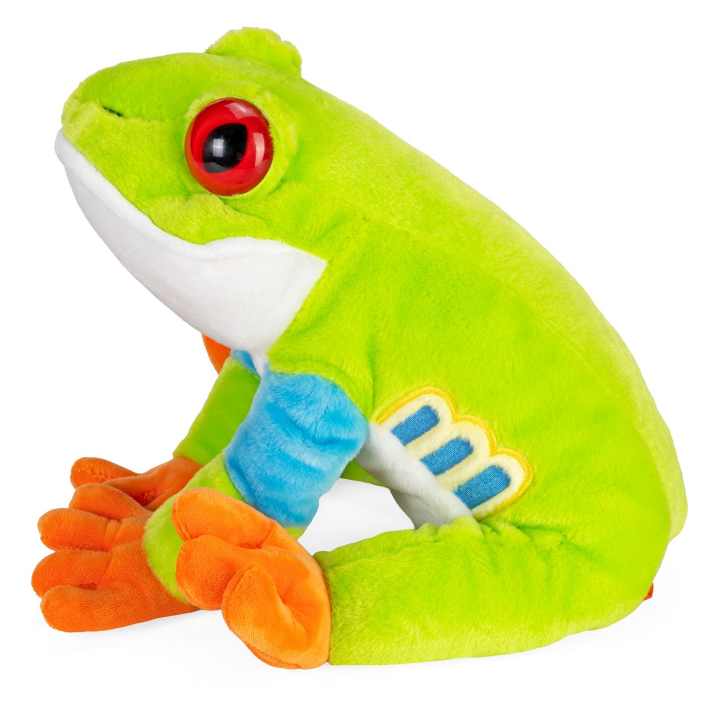Детская мягкая игрушка Wild Republic Red Eyed Tree Frog Plush, Stuffed Animal, Plush Toy, Gifts for Kids, Cuddlekins 12 Inches — фото 2