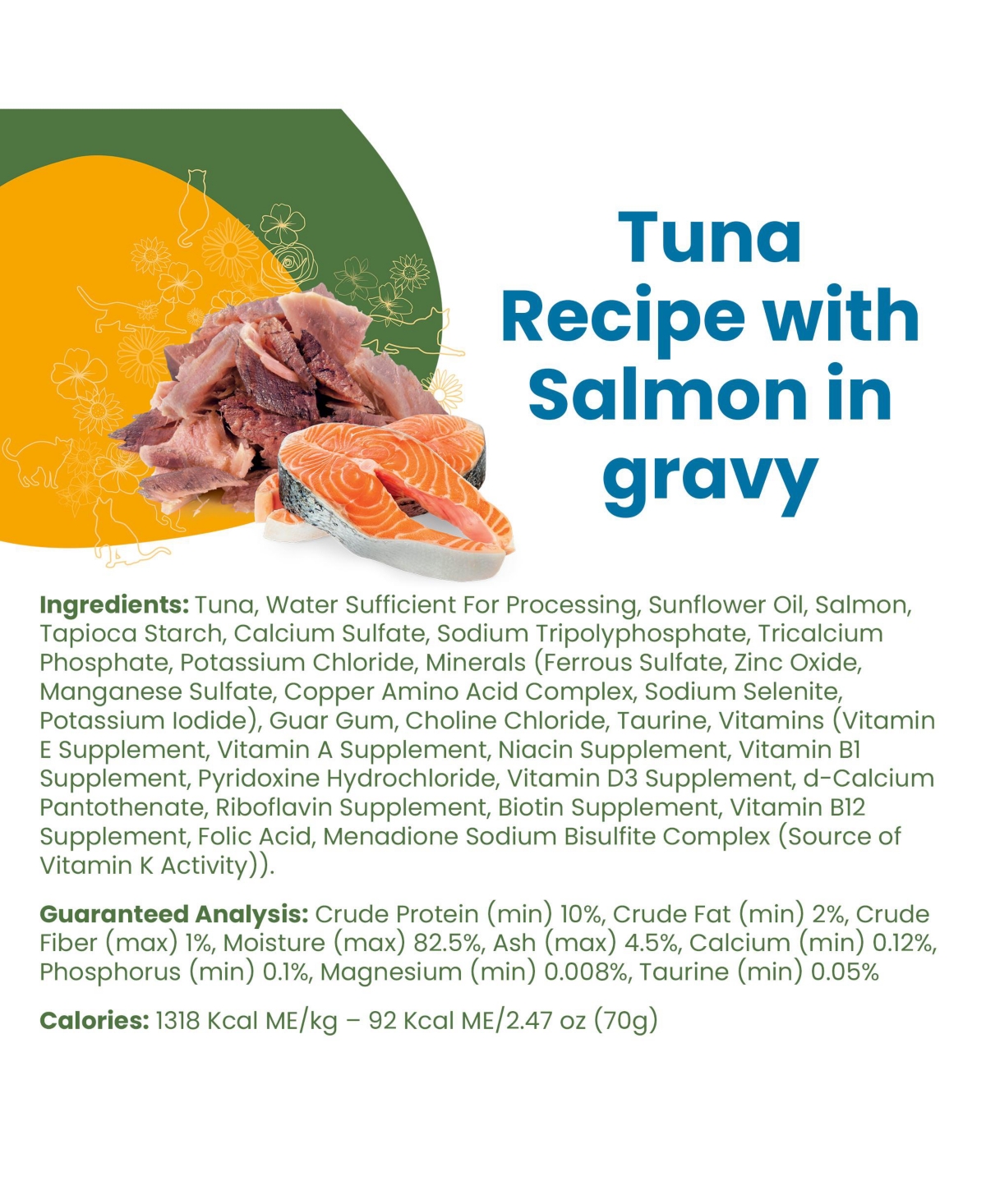 Almo Nature Classic Complete Cat 12pk (2.47oz): Tuna Recipe W/ Salmon In Gravy