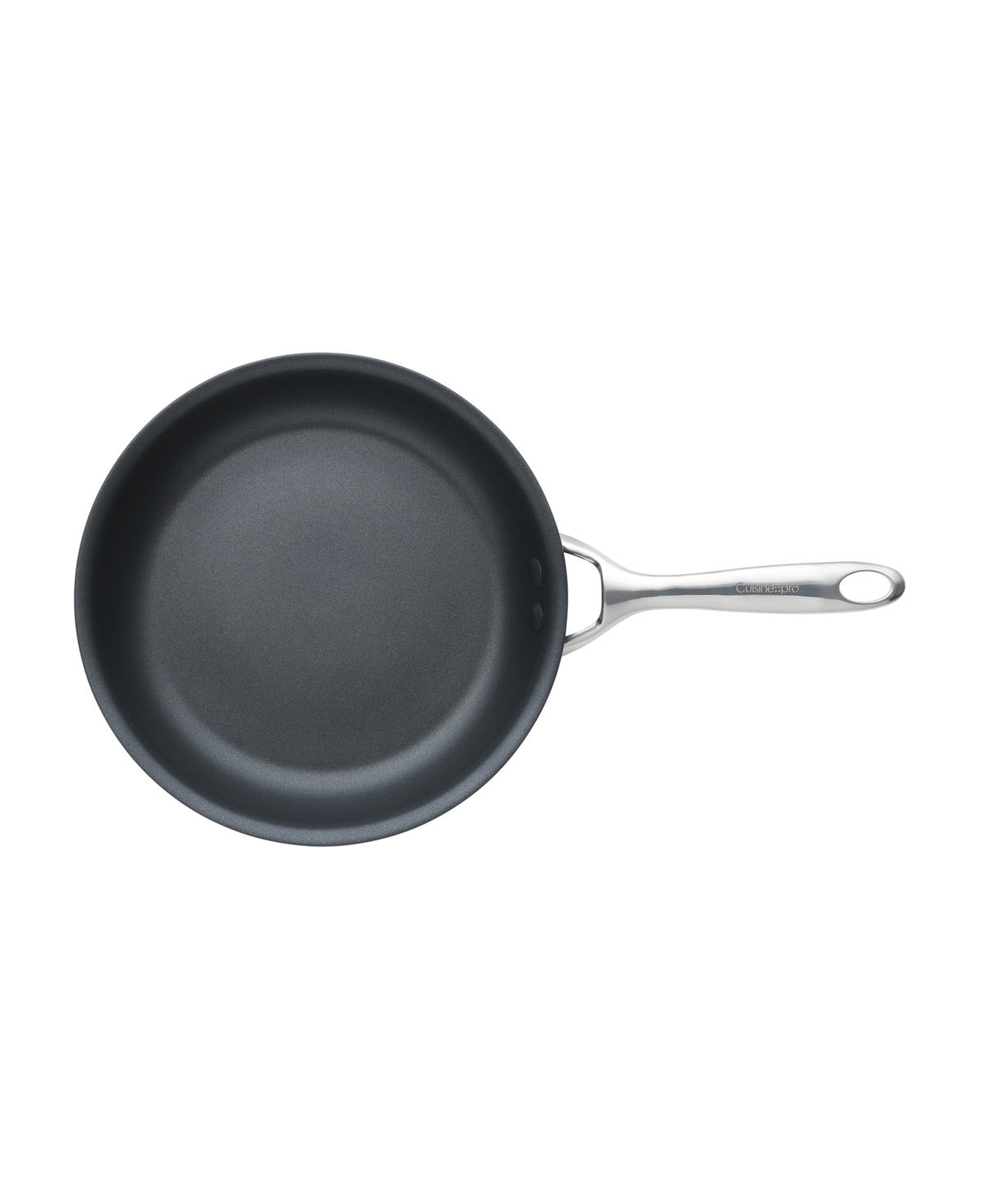 Cuisine::pro Id3 10" Hard Anodized Cast Frypan In Black