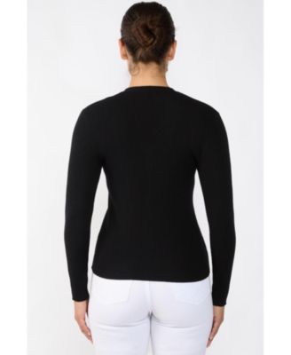 Women's 100% Cashmere V-Neck Cardigan Sweater | Ribbed Tissue Weight Cashmere Sweaters