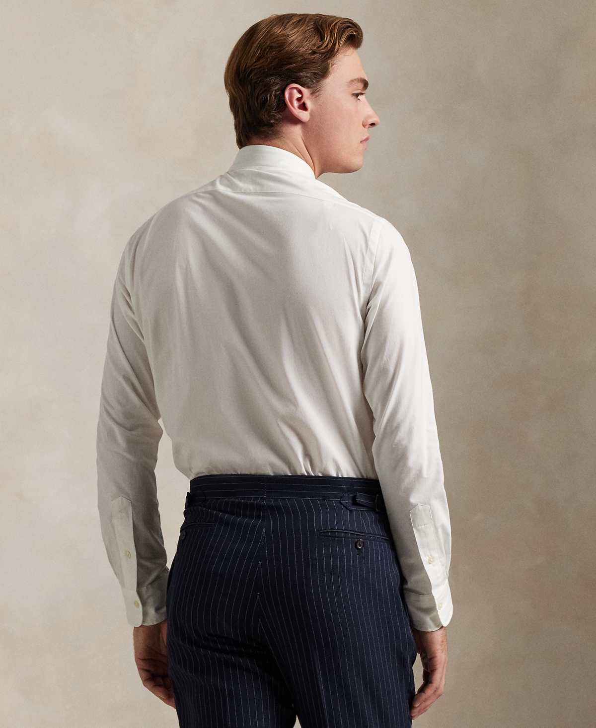 Polo Ralph Lauren Men's Classic-fit Stretch Poplin Shirt In White