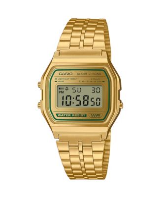 Casio Unisex Gold Tone Stainless Steel Watch, 33.2mm - Macy's