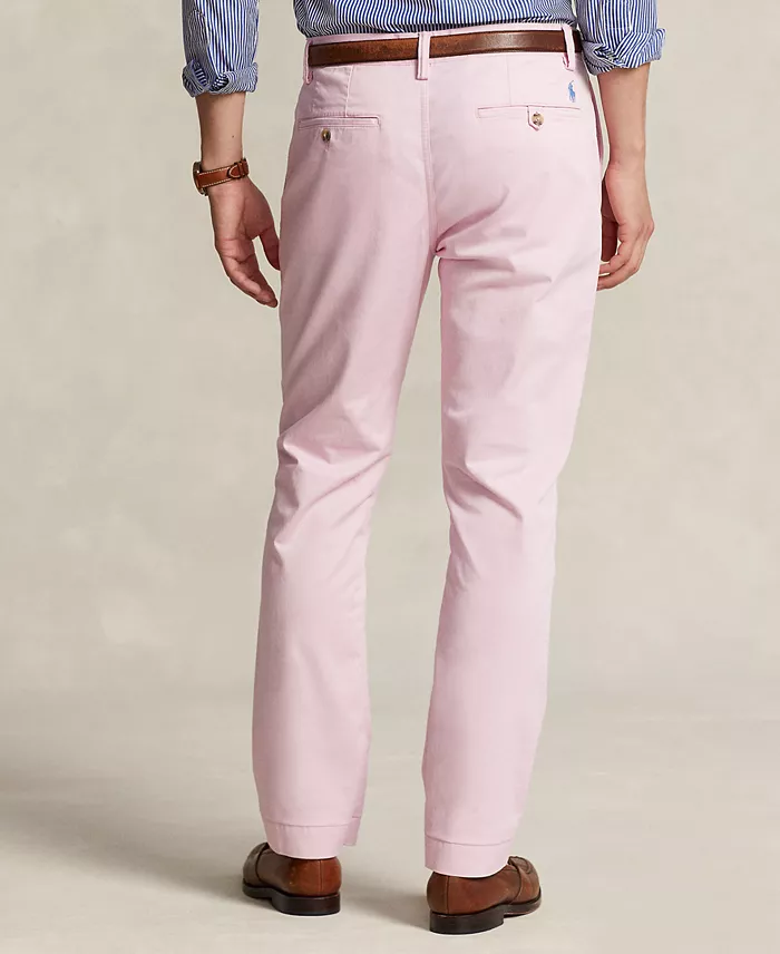 Men's Straight-Fit Washed Stretch Chino Pants - thumbnail 6