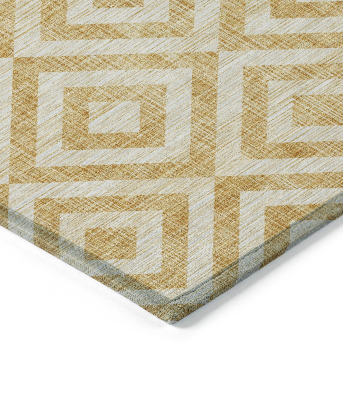 Addison Chantille Machine Washable Acn733 9'x12' Area Rug In Gold