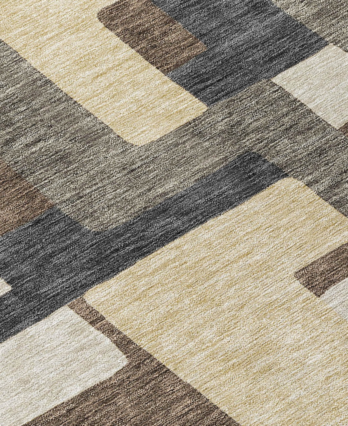 Addison Chantille Machine Washable Acn740 9'x12' Area Rug In Chocolate