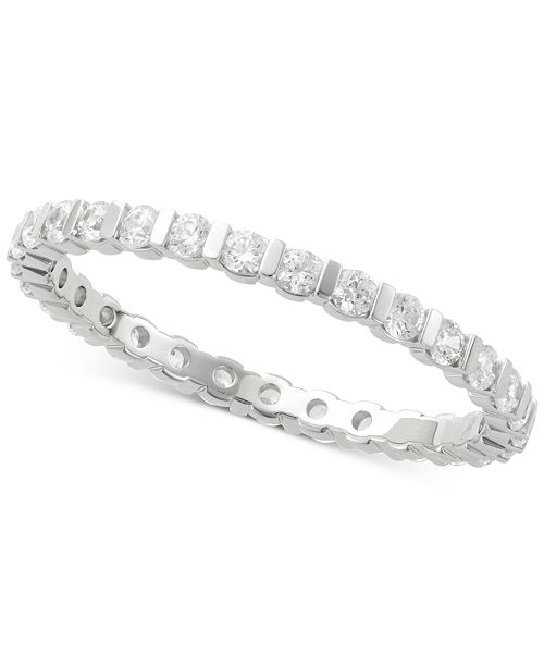 Macy's Diamond Eternity Band (1/2 ct. t.w.) in 14k White ... (500 x 613 Pixel)