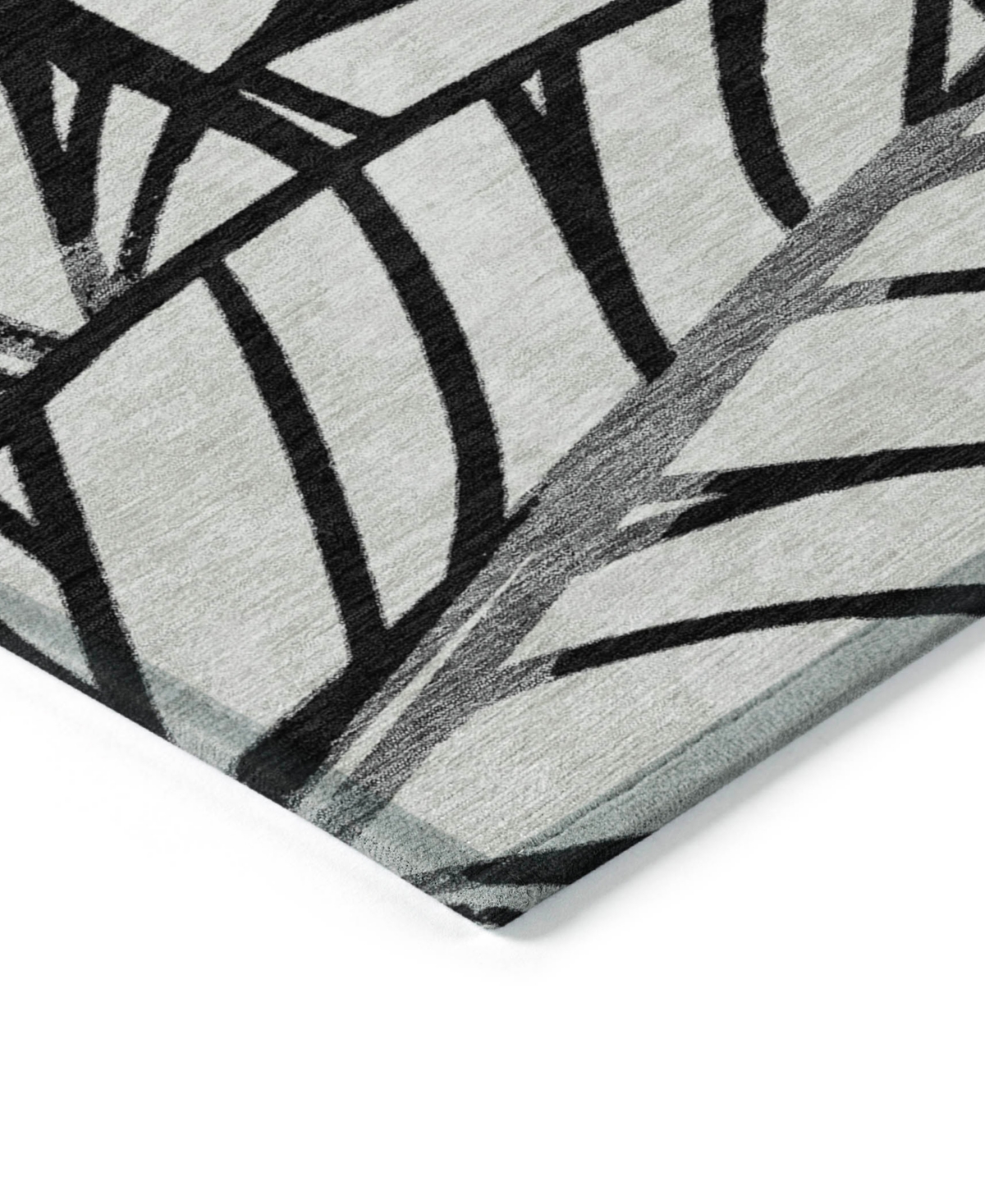 Addison Chantille Acn741 5'x7'6" Area Rug In Black