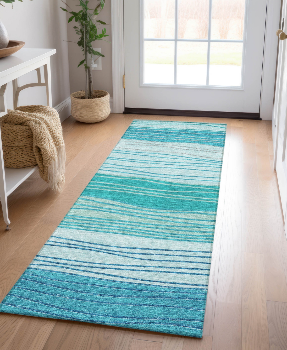 Addison Chantille Acn735 2'3"x7'6" Runner Area Rug In Mist