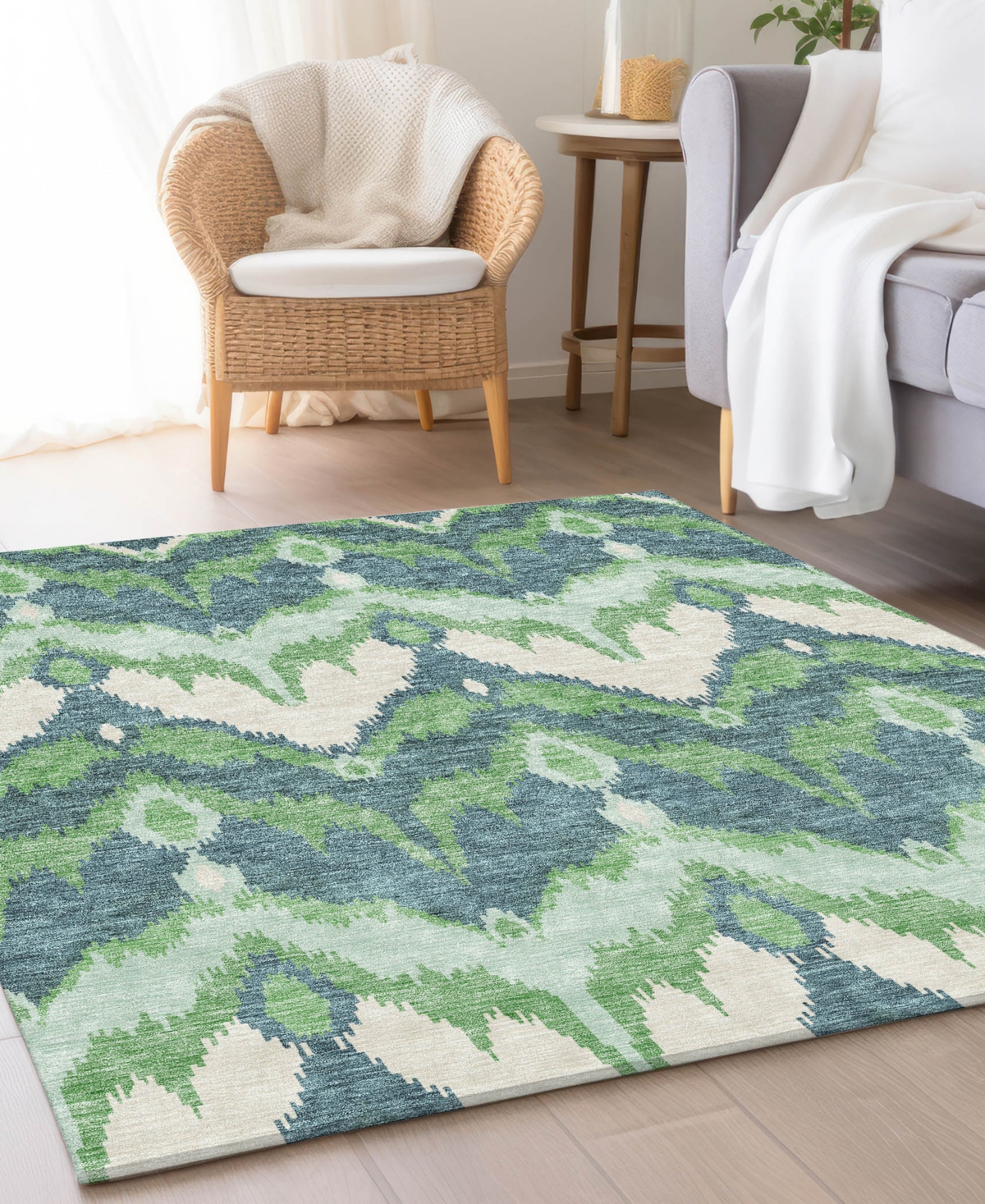 Addison Chantille Acn743 2'6"x3'10" Area Rug In Green